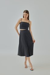 Samantha A-line Midi Skirt